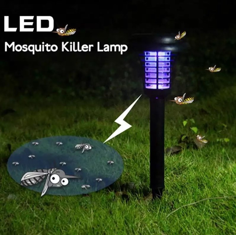 LAMPARA SOLAR MATA MOSQUITOS